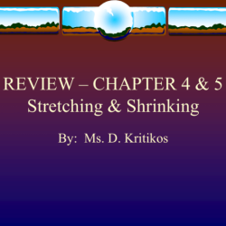 Shrinking stretching