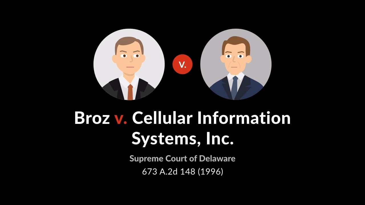 Broz v. cellular information systems inc