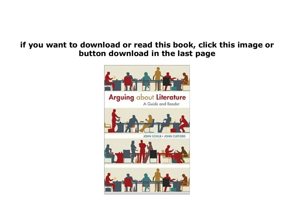 Arguing about literature 3rd edition free