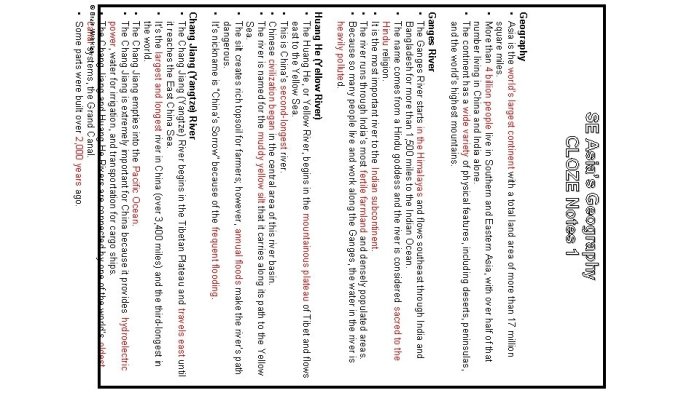 Ss7g5 cloze notes sw asia geography