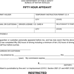 Where to get a 50 hour affidavit notarized