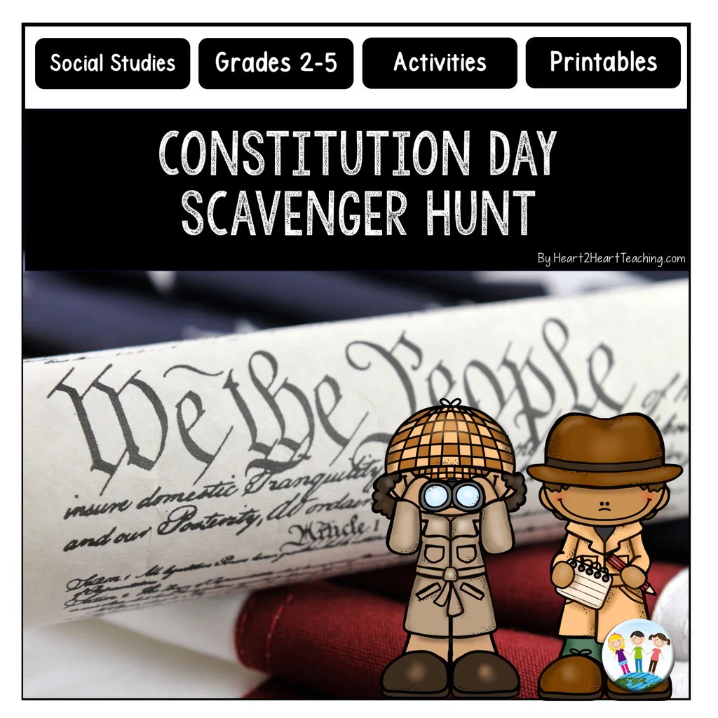 United states constitution constitution scavenger hunt