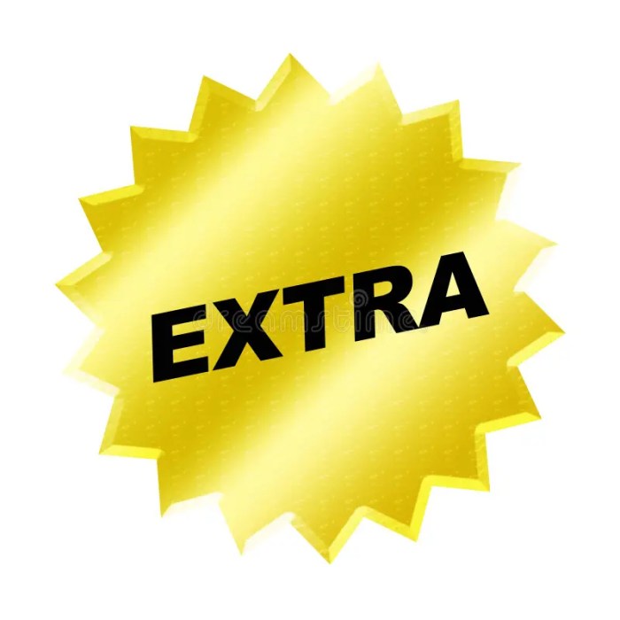 Extra sign preview dreamstime stock